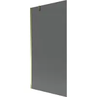 Mexen Next badscherm 1-vleugelig 90 x 150 , grafiet, goud - 895-090-000-00-40-50