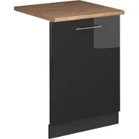 Vicco Fame-Line Vaatwasserfrontpaneel – 60 cm, WB Eik Antraciet Hoogglans