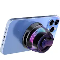 Cazy draadloze Bluetooth Mini Speaker - Magnetische Muziek Box - geschikt voor MagSafe - USB-C laden - 10h Luistertijd - LED-lampjes - Geschikt voor Hitster spel - Zwart