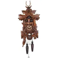 Engstler - 734 - Koekoeksklok - 1-daags kettinguurwerk - Notenhout - 40 cm