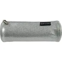 Exacompta 16x Pennenetui rond in PU Glitter - 22,5x7,5cm - Geassorteerd - 52770E