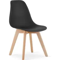 Leobert Stoel - - Kito - Zwart - 46 X 54,5 X 80 Cm