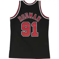 Mitchell & ness Shirt 'Dennis Rodman' rood / zwart / wit