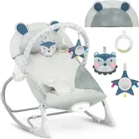 Ricokids Wipstoel met vibratiefunctie - grijs