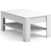 Vicco Milan Salontafel – 92.2 x 65 cm Wit