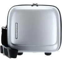 Mandarina Duck Cosmetische tas D-Drop Beauty Case Silver Zilverkleurig