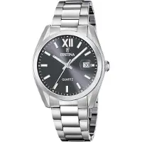 Festina Kwartshorloge Horloge, dameshorloge, herenhorloge, stalen band, analoog, dag