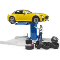 BRUDER speelgoed Car Service Center met Roadster - speelset auto.