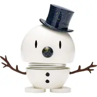 Hoptimist Snowman S White/Blue 7,8 cm