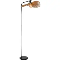 Eglo Vloerlamp Siruela Zwart Rotan E27