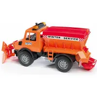 BRUDER 2572 MB Unimog Winterdienst met ruimschild