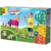 SES Creative SES fitness fun 02409 - Fitnessset - 24 sport oefeningen - Thuis sportschool