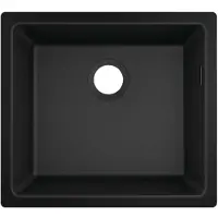 Hansgrohe - Onderbouwspoelbak graniet S510-U450, grafiet zwart 43431170