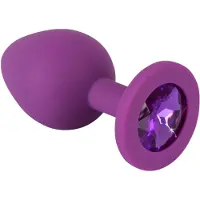 You2Toys - Colorful JOY - siliconen anale plug - middelgroot (paars)