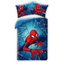 Halantex SP. z.o.o. Spider-Man beddengoed, Spider-Man motief, 140 x 200 cm / 70 x 90 cm