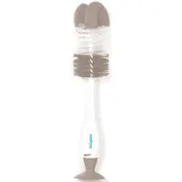 Babyono - Flessen- en Speenborstel - Grijs - Met Zuignap - BPA-vrij