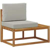 vidaXL Buiten eindsofa Naturel 91 x 63 x 73 cm Massief Acacia Hout