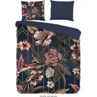 Pure Dekbedovertrek Micropercal Jos - dark blue 200x200/220cm