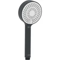 Hansa Basicjet - Handdouche 95, 3-jets, ECO, mat zwart 4463030033