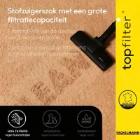 Top Filter Set van 4 stofzuigerzakken Rowenta en Moulinex TopFilter Premium