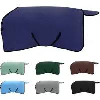 vidaXL Paardendeken Marineblauw 115 cm Polyester Fleece