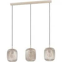 Eglo 900497 Romazzina Hanglamp Staal Zand - 3 x E27