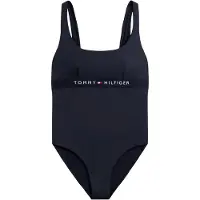 Tommy Hilfiger Underwear Badpak donkerblauw / vuurrood / wit