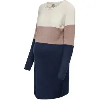 ONLY MATERNITY Gebreide jurk OLMLILLO Lange jurk