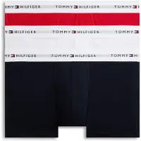 Tommy Hilfiger Underwear Boxershorts 'Essential' marine / lichtgrijs / rood / wit