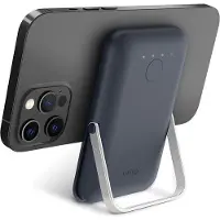 Uniq Hoveo Serie - Magnetische Draadloze Powerbank - 5000mAh - USB-C - Niebieski