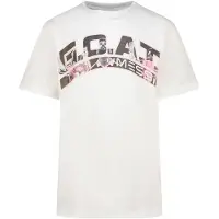 Messi T-shirt wit Jongens Katoen Ronde hals Printopdruk - maat 152