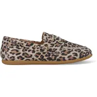 DWRS label Latty loafers leopard sand Leer Dames | Maat 41