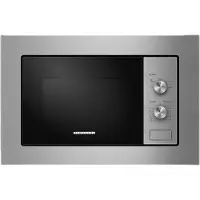 Usorteret Inbouw Magnetron – 20 L – 800 W – 5 Vermogensniveaus – Ontdooifunctie – Mechanische Bediening – 35 Min Maximale Kooktijd – Zwart/Zilver