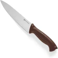 Hendi Koksmes – Bruin heft – Polypropyleen – 320 mm – HACCP richtlijnen