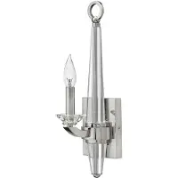HINKLEY LED Wandlamp Ascher | 1X E14 Max 60W | Polished Nickel