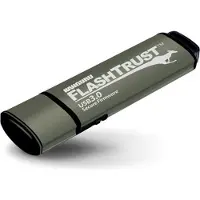 Kanguru – FlashTrust – 64 GB – Secure Firmware - USB 3.0 – USB-Stick – Fysieke Schrijfbeveilingsschakelaar – Zwart