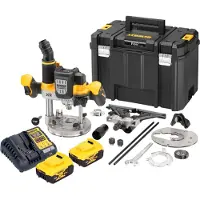 DeWalt DCW 620 P2T bovenfrees 18 V 12 mm borstelloos + 2x accu 5.0 Ah + lader + TSTAK