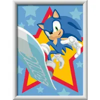 Ravensburger – CreArt: Speedy Sonic – Schilderen op Nummer