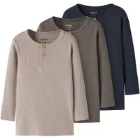 Name it Shirt navy / grafiet / greige