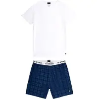 G-Star Pyjama kort blauw / donkerblauw / wit