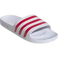 Adidas Muiltjes 'ADILETTE AQUA' donkerrood / wit