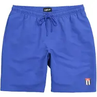 Men Plus - Heren - Zwemshort buikfit elastische tailleband - Azuurblauw - Maat 6XL