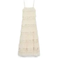 Vero Moda Jurk 'VMLoretta' greige / zwart / wit