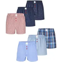 Phil&Co. Boxershorts ' Classics ' gemengde kleuren