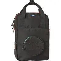 LEGO Brick 1x1 Kids Backpack, voor een jongen, Zwart, Rugzak, maat: One size