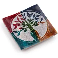 Puckator Tree of Life Zeepsteen Wierookhouder Schaaltje