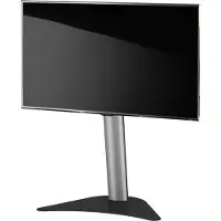 VCM Coscal Mini Tv-meubel Zilverkleurig, Zwart.