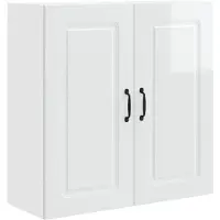 vidaXL Vaatwasserpaneel Kalmar Hoogglans wit 80 x 31 x 80 cm