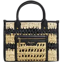 Pepe Jeans Handtas 'Zadie London' beige / zwart