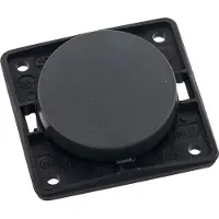 Berker Aan/Uitschakelaar Flow/Pure Inbouw Antraciet Mat 230V